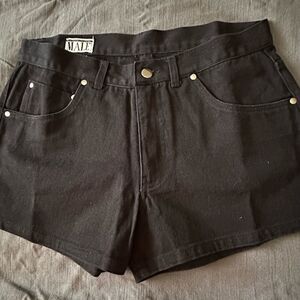 International Male black denim shorts sz 32 NWOT